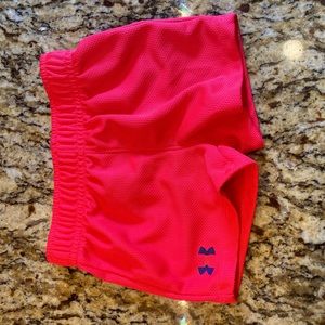 Under Armour hot pink shorts 12 mo